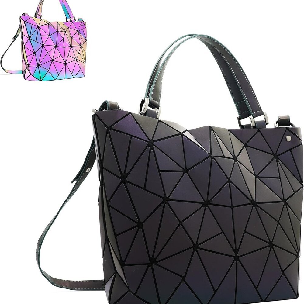 Geometric Purse For Women,Geometric Luminous Purses And Handbags,Geometric Bags